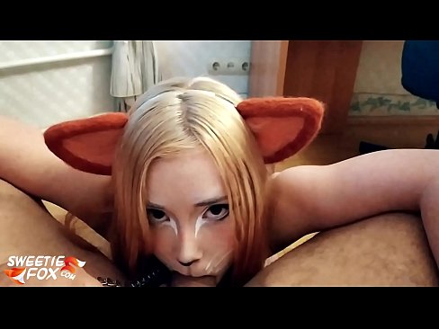 ❤️ Nilunok ni Kitsune ang titi at cum sa kanyang bibig ☑ Porno sa amin ❌️